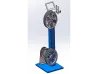 Vertical double-wheel tension frame (300+300 wheels)