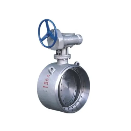 Mutual weld type metal hard sealing butterfly valve
