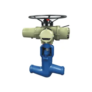 Pressure seal valve cover electric globe valve