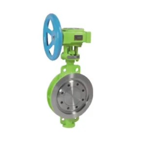 Wafer metal-seat butterfly valve