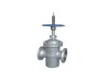 Flat gate valve