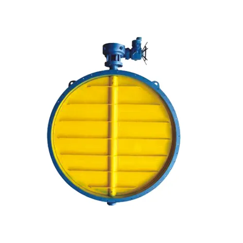 Flange ventilation butterfly valve