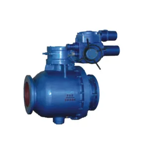 Electric cinder ball valve