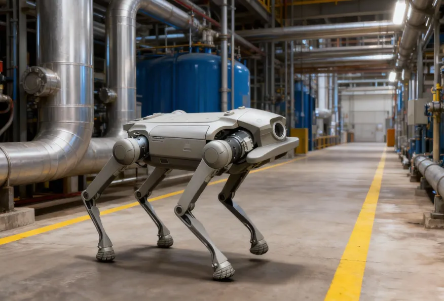 Industrial Intelli-Patrol Robot Dog: Safety & Efficiency