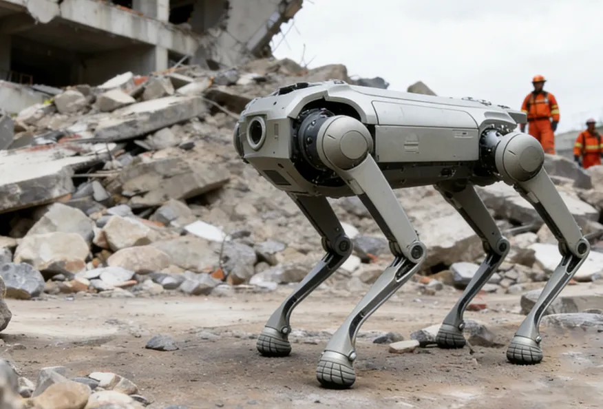 Rescue Intelli-Detection Robot Dog: Life Shield