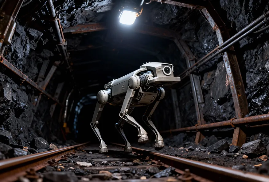Mine Underground Intelli-Patrol Robot Dog