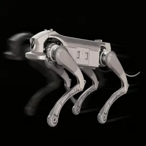 Wheeled Medium-Sized Quadruped Robot &ndash; Rugged Robot Dog for Indoor & Semi-Outdoor Use