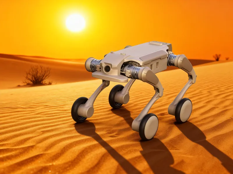 ZSL-1W Small Wheeled Quadruped Robot