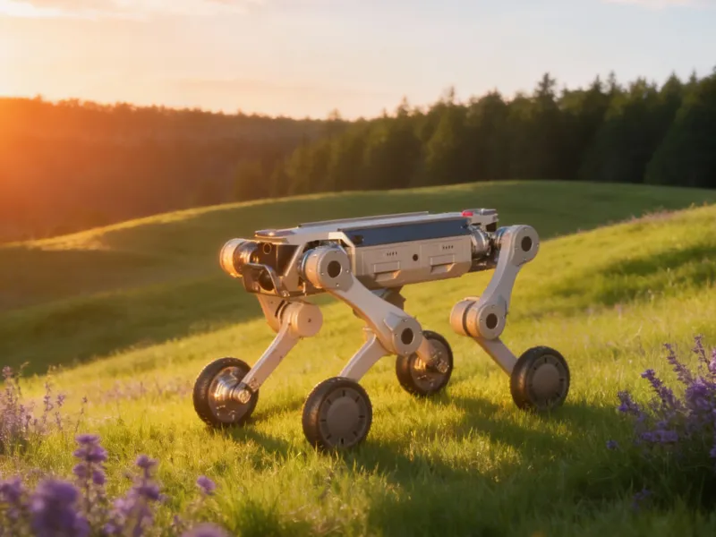 ZSM-1 Wheeled Medium-Sized Quadruped Robot