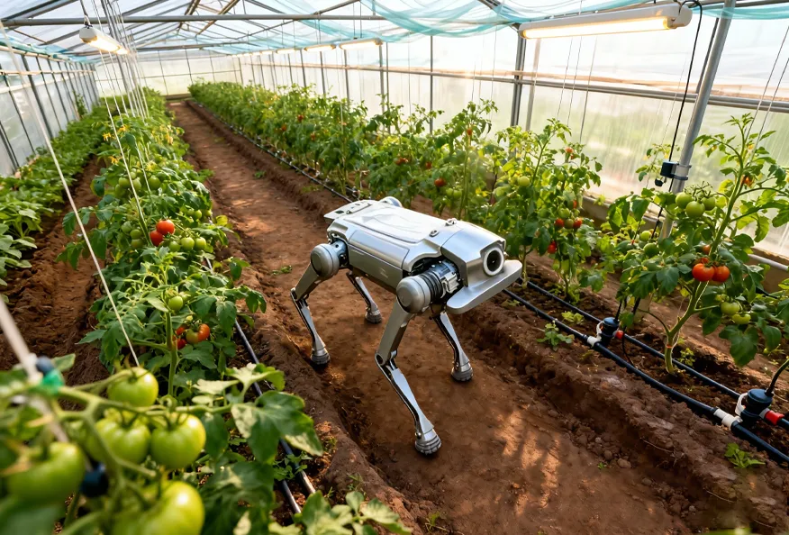 Agri-Intelli-Patrol Robot Dog: Yield Boost