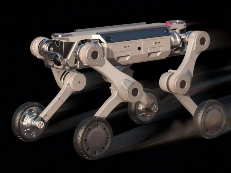 Wheeled Medium-Sized Quadruped Robot &ndash; Intuitive Teleoperation and Waypoint Planning Interface