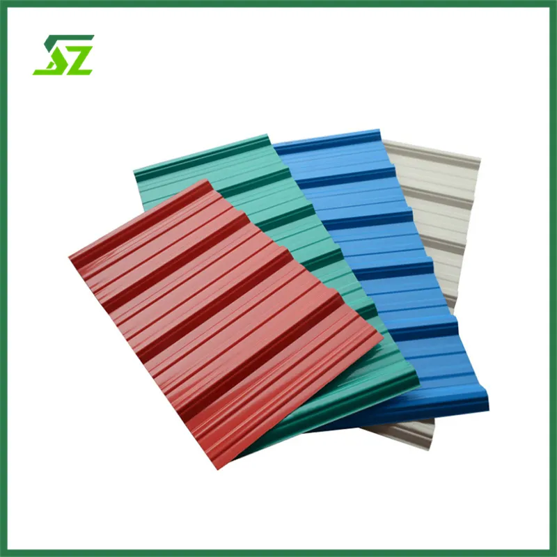 Customized Size Building Material Color Coated Corrugated Roof Tiles for Workshops and Warehouses
