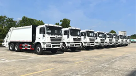 10&nbsp;unit&nbsp;shacman&nbsp;25&nbsp;cbm&nbsp;rear&nbsp;loader garbage&nbsp;trucks&nbsp;are&nbsp;exported&nbsp;to&nbsp;Senegal