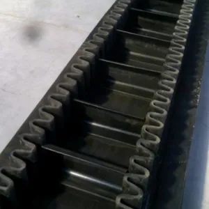 Corrugated sidewall conveyor belts
