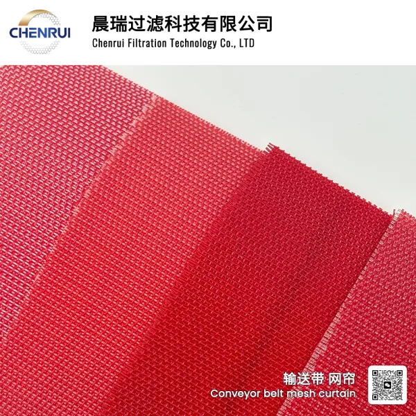 High strength conveyor belt mesh curtoin