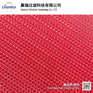 Industrial grade conveyor belt mesh curtoin