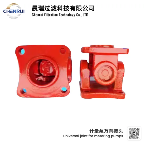 Universal joint for high-precision metering pumps