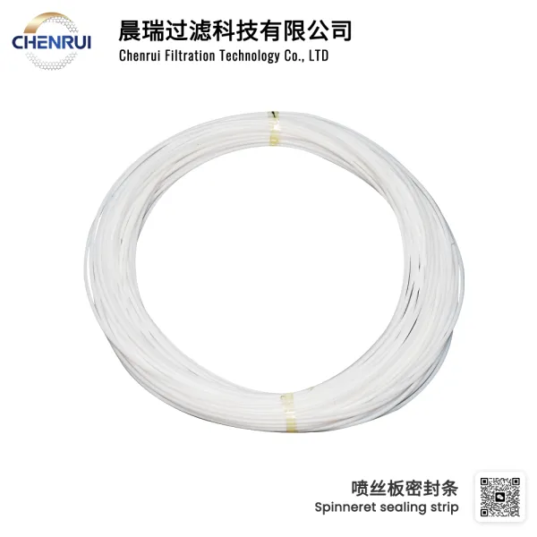 Leak prevention spinneret sealing strip
