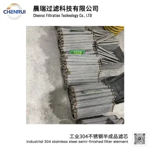 Industrial 304 stainless steel semi-finished filter element