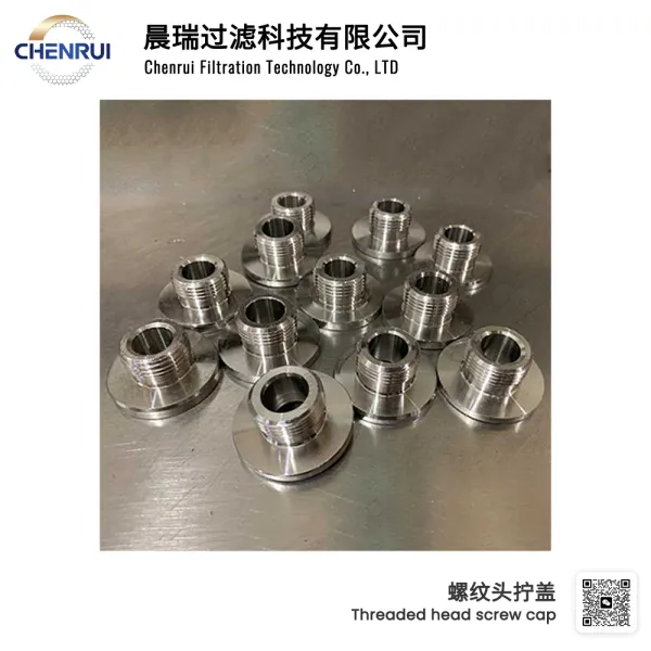 Threaded head screw cap