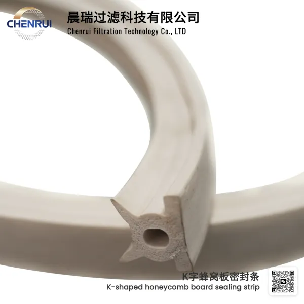 Honeycomb board K-shaped sealing strip