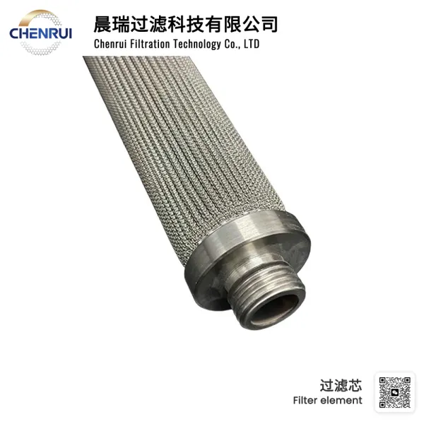 304 stainless steel pleated welded filter element