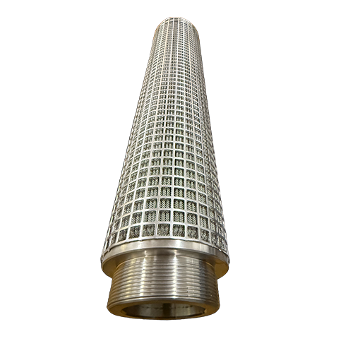 304 stainless steel filter element with protective mesh