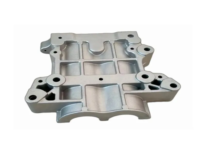 Aluminum Die Casting Twin Bore Machinery Base Cover