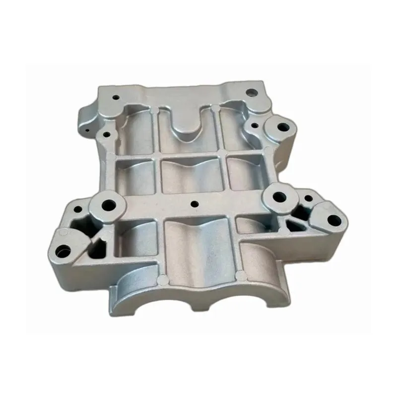 Aluminum Die Casting Twin Bore Machinery Base Cover