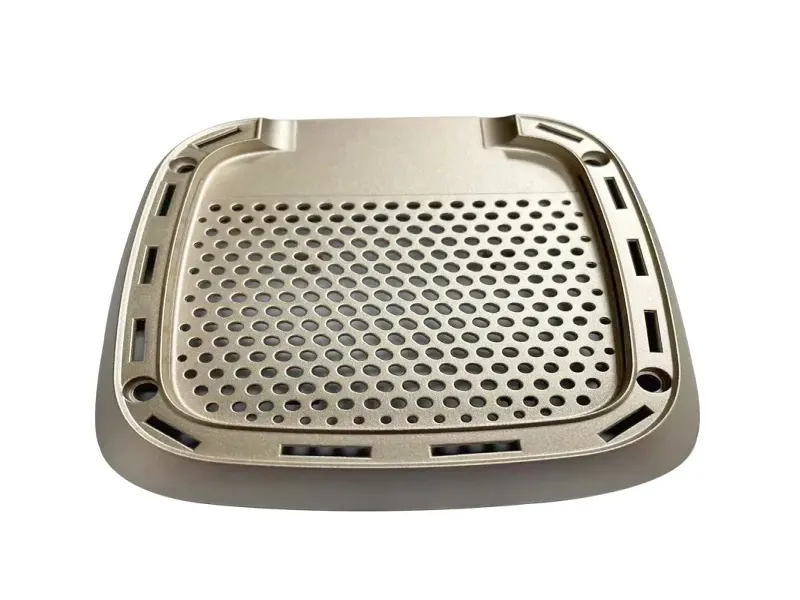 ADC12 Aluminum Die Casting Perforated Housing Cover