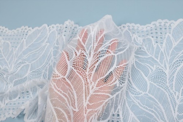 Pizzo jacquard audace con motivi a foglie grandi CYG-JS-015