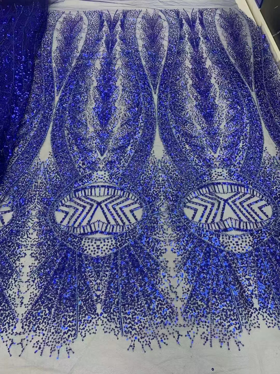 Luxury Heavy lace fabric made with Beaded and Sequin CYG-JJ0580