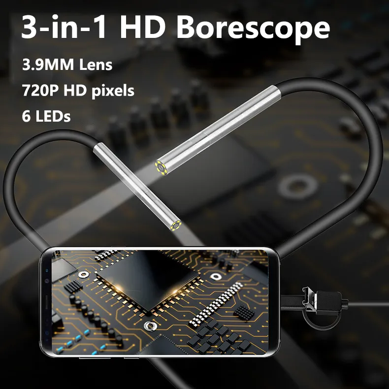 Factory Price High Quality HD 2MP flexible endoscopy mini camera module smallest endoscope camera module medical endoscope