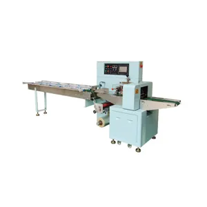 Automatic flow wrapper horizontal packaing machine china factory