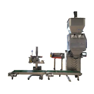 Машина для упаковки орехов 25 кг, автоматическая упаковка с открытым ртом