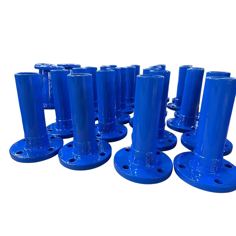 Single flange pipe