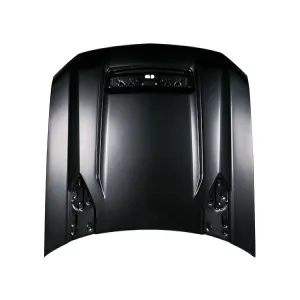 Chevrolet Silverado 2500 2019- Hood (Iron) Triple‑Hole Version