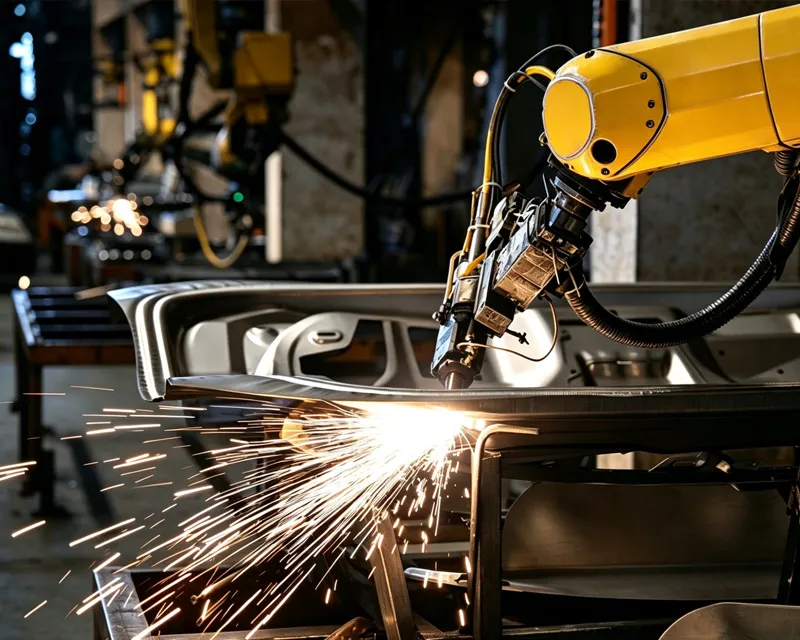 Automotive Body Panel Production Area