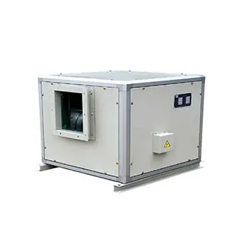 Cabinet style centrifugal fan box