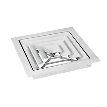 Square diffuser air outlet