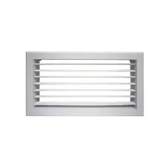 Single layer louver air outlet