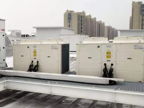 commercial heat pump installation