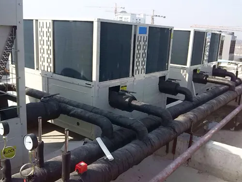 school heat pump install