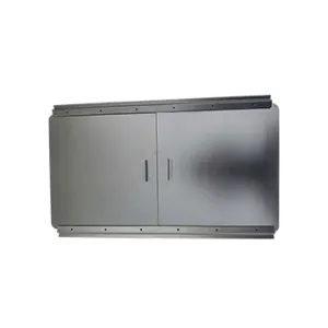 Double opening subway plug-in board air outlet