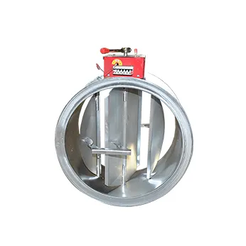 Circular fire damper