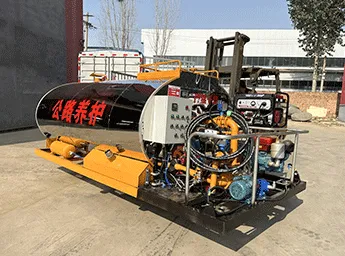 Emulsified asphalt spraying equipment produce
