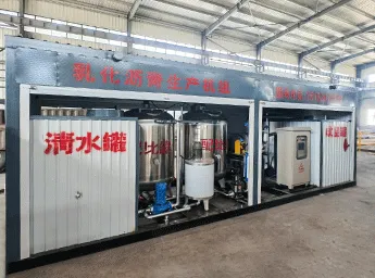 Production of emulsified asphalt equipment