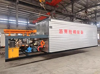 Production of asphalt melting drums and bagged asphalt melting equipment