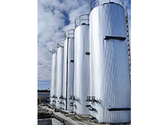 ऊर्ध्वाधर डामर भंडारण टैंक
