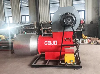Light and heavy oil, coal powder and natural gas three-fuel multi-function burner produce